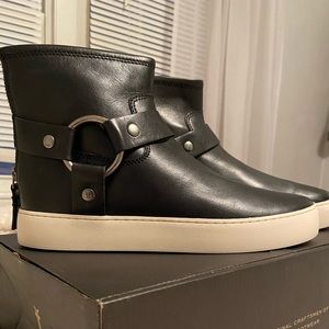 Frye Lena Harness Bootie Size 8, Black